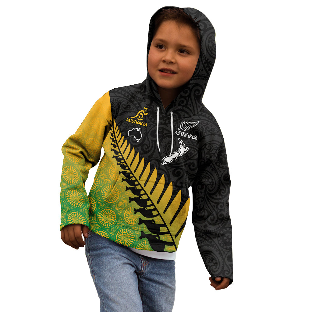 australia-wallabies-and-aotearoa-rugby-kid-hoodie-kangaroo-black-fern-maori-gradient-vibe