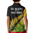 australia-wallabies-and-aotearoa-rugby-kid-polo-shirt-kangaroo-black-fern-maori-gradient-vibe