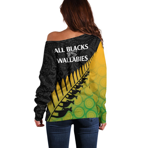 australia-wallabies-and-aotearoa-rugby-off-shoulder-sweater-kangaroo-black-fern-maori-gradient-vibe
