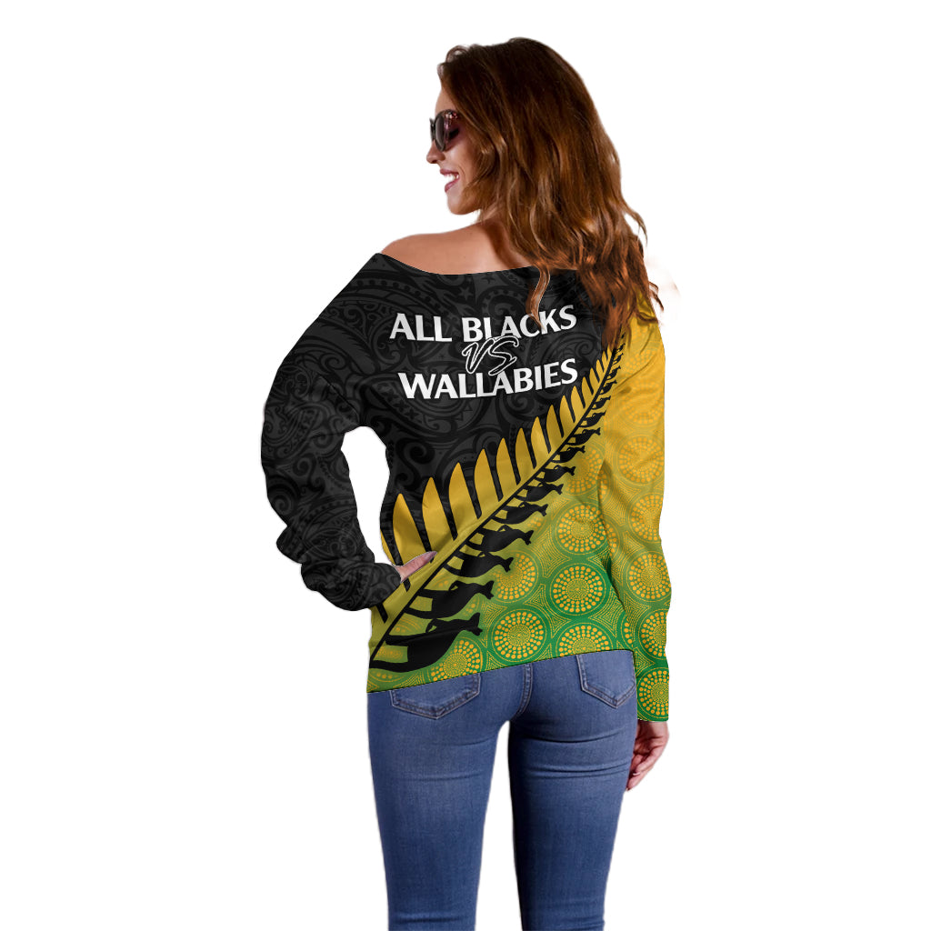 australia-wallabies-and-aotearoa-rugby-off-shoulder-sweater-kangaroo-black-fern-maori-gradient-vibe