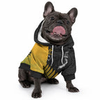 Australia Wallabies and Aotearoa Rugby Pet Hoodie Kangaroo Black Fern Maori Gradient Vibe