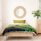 Australia New Zealand Rugby Bedding Set Gradient Aboriginal Wallabies and Maori Black Fern - Aussie Hoodie