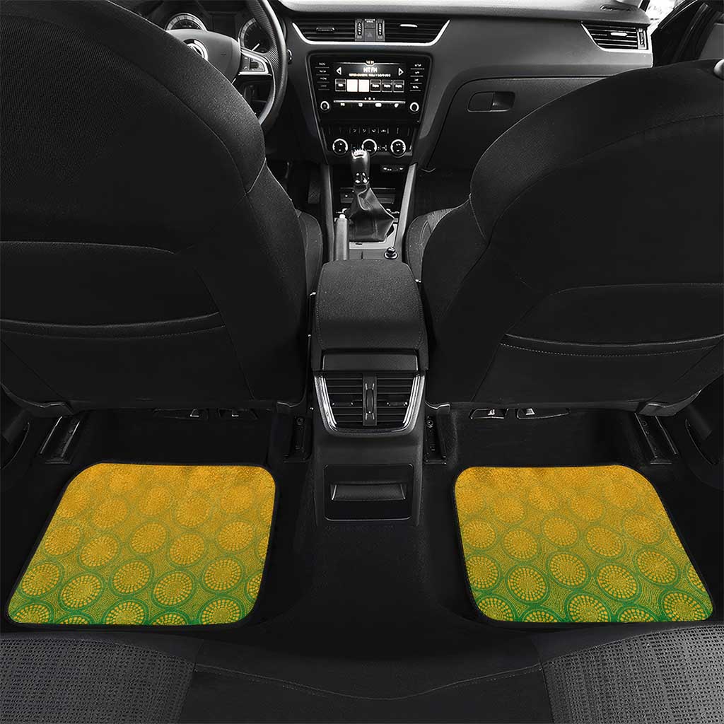 Australia New Zealand Rugby Car Mats Gradient Aboriginal Wallabies and Maori Black Fern - Aussie Hoodie