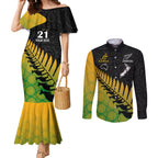 custom-australia-wallabies-and-aotearoa-rugby-couples-matching-mermaid-dress-and-long-sleeve-button-shirts-kangaroo-black-fern-maori-gradient-vibe
