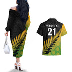 custom-australia-wallabies-and-aotearoa-rugby-couples-matching-off-the-shoulder-long-sleeve-dress-and-hawaiian-shirt-kangaroo-black-fern-maori-gradient-vibe