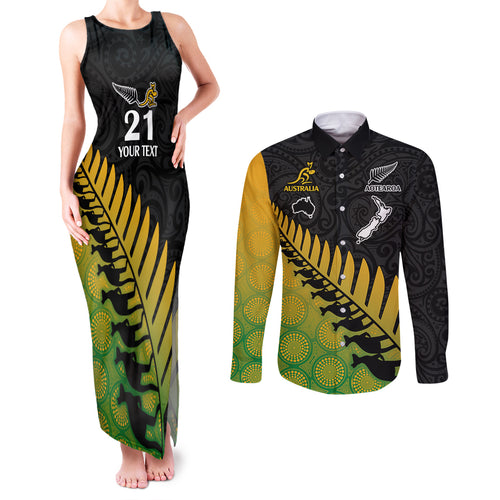 custom-australia-wallabies-and-aotearoa-rugby-couples-matching-tank-maxi-dress-and-long-sleeve-button-shirts-kangaroo-black-fern-maori-gradient-vibe