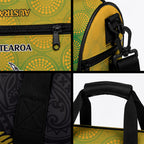 Australia Wallabies and Aotearoa Rugby Duffle Bag Kangaroo Black Fern Maori Gradient Vibe