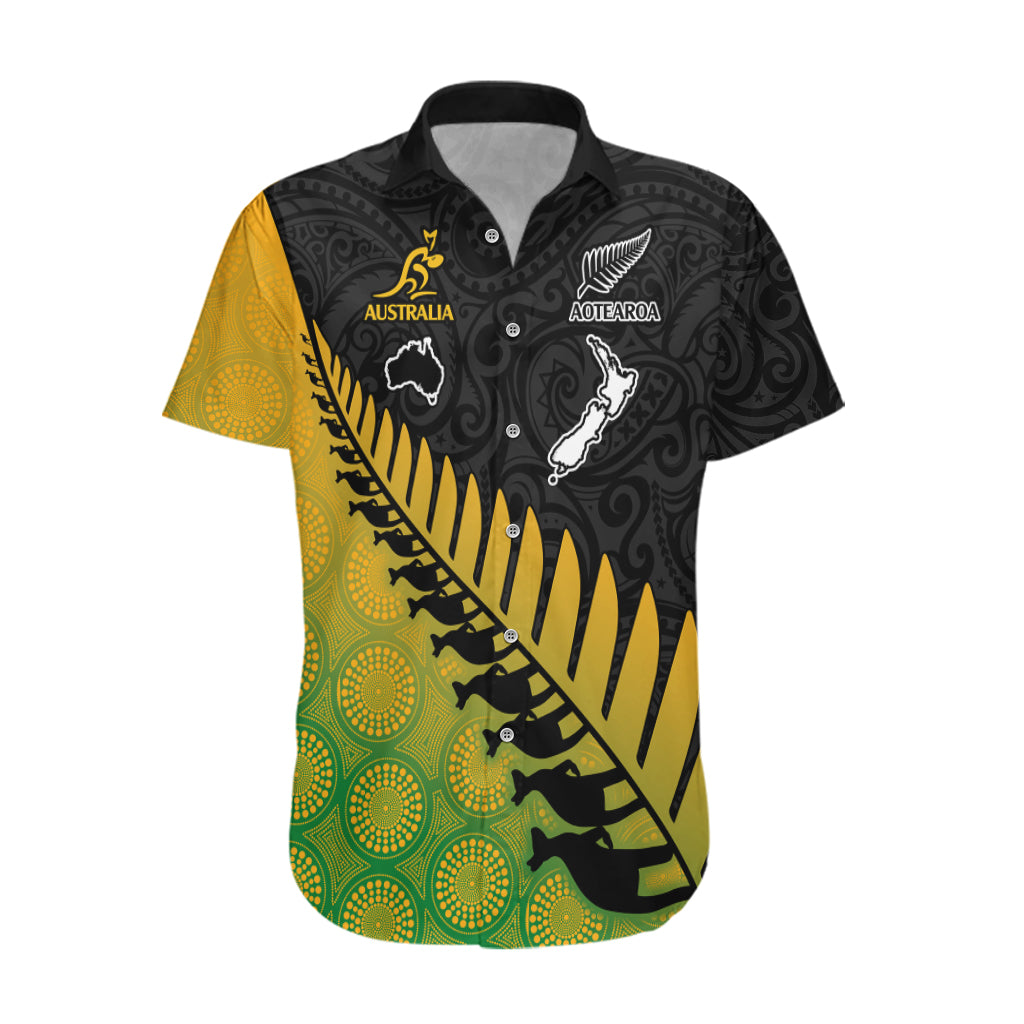 custom-australia-wallabies-and-aotearoa-rugby-hawaiian-shirt-kangaroo-black-fern-maori-gradient-vibe