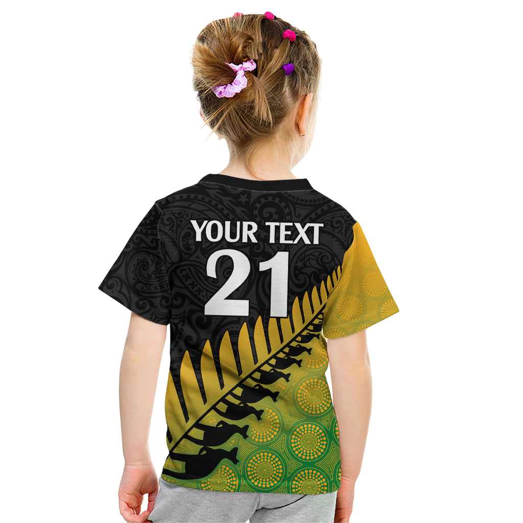 custom-australia-wallabies-and-aotearoa-rugby-kid-t-shirt-kangaroo-black-fern-maori-gradient-vibe