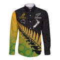 custom-australia-wallabies-and-aotearoa-rugby-long-sleeve-button-shirt-kangaroo-black-fern-maori-gradient-vibe