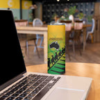 Australia New Zealand Rugby Skinny Tumbler Gradient Aboriginal Wallabies and Maori Black Fern - Aussie Hoodie