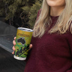 Australia New Zealand Rugby Tumbler Cup Gradient Aboriginal Wallabies and Maori Black Fern - Aussie Hoodie