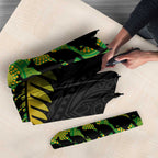 Australia New Zealand Rugby Umbrella Gradient Aboriginal Wallabies and Maori Black Fern - Aussie Hoodie