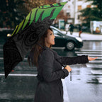 Australia New Zealand Rugby Umbrella Gradient Aboriginal Wallabies and Maori Black Fern - Aussie Hoodie