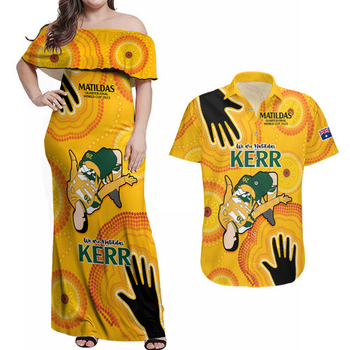 sam-kerr-matildas-couples-matching-off-shoulder-maxi-dress-and-hawaiian-shirt-australia-soccer-world-cup-2023-quater-final