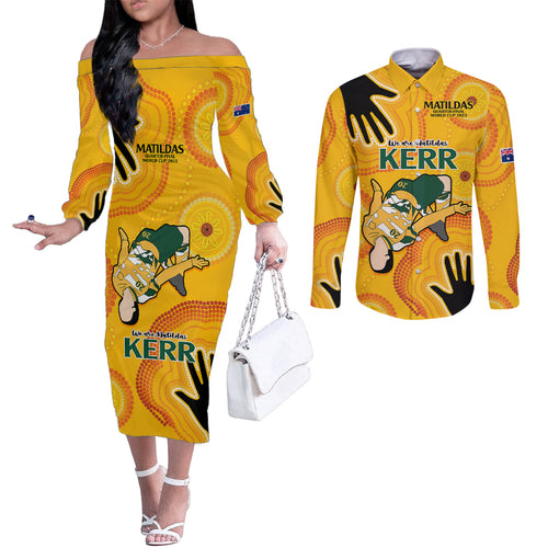 sam-kerr-matildas-couples-matching-off-the-shoulder-long-sleeve-dress-and-long-sleeve-button-shirts-australia-soccer-world-cup-2023-quater-final