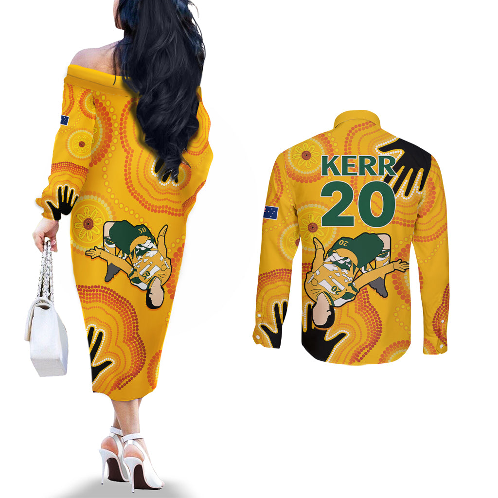 sam-kerr-matildas-couples-matching-off-the-shoulder-long-sleeve-dress-and-long-sleeve-button-shirts-australia-soccer-world-cup-2023-quater-final