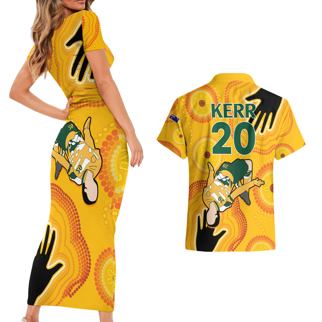 sam-kerr-matildas-couples-matching-short-sleeve-bodycon-dress-and-hawaiian-shirt-australia-soccer-world-cup-2023-quater-final