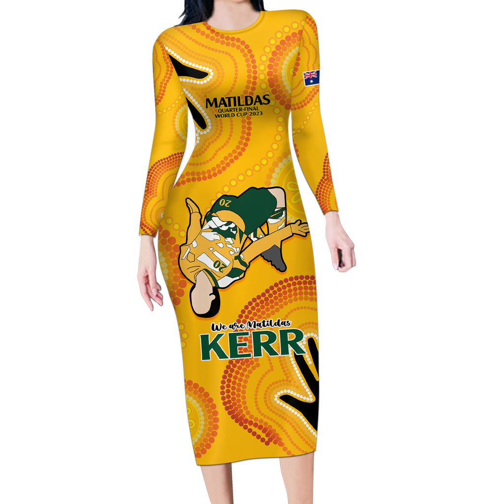 sam-kerr-matildas-long-sleeve-bodycon-dress-australia-soccer-world-cup-2023-quater-final