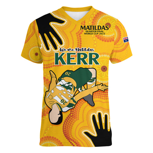 sam-kerr-matildas-women-v-neck-t-shirt-australia-soccer-world-cup-2023-quater-final