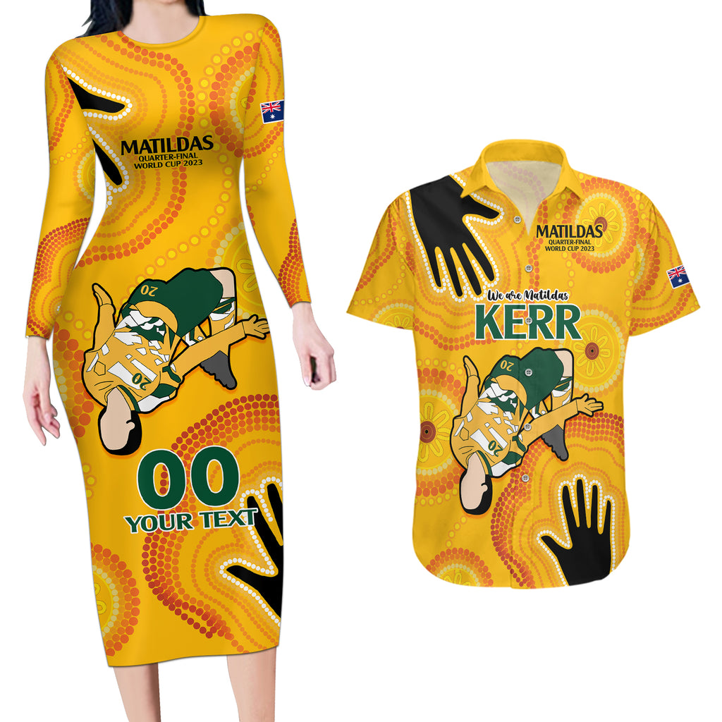 custom-sam-kerr-matildas-couples-matching-long-sleeve-bodycon-dress-and-hawaiian-shirt-australia-soccer-world-cup-2023-quater-final