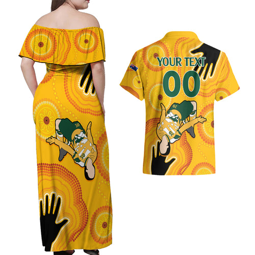 custom-sam-kerr-matildas-couples-matching-off-shoulder-maxi-dress-and-hawaiian-shirt-australia-soccer-world-cup-2023-quater-final