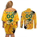 custom-sam-kerr-matildas-couples-matching-off-shoulder-short-dress-and-long-sleeve-button-shirts-australia-soccer-world-cup-2023-quater-final