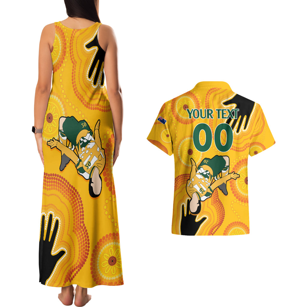 custom-sam-kerr-matildas-couples-matching-tank-maxi-dress-and-hawaiian-shirt-australia-soccer-world-cup-2023-quater-final