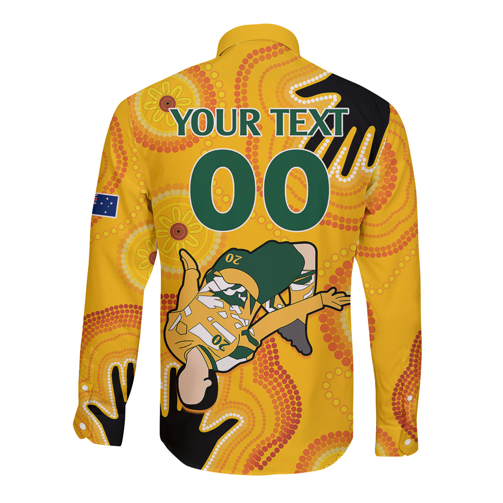 custom-sam-kerr-matildas-long-sleeve-button-shirt-australia-soccer-world-cup-2023-quater-final