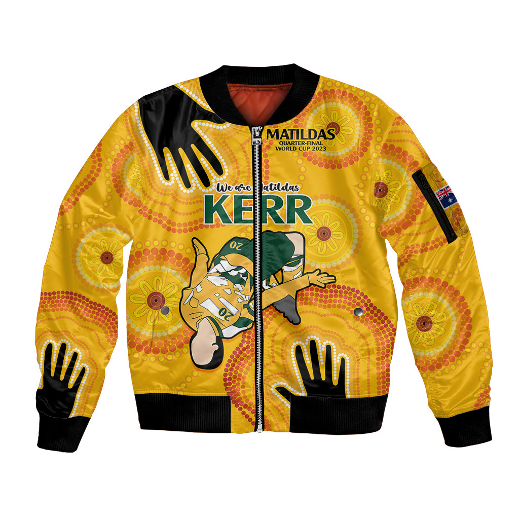 custom-sam-kerr-matildas-sleeve-zip-bomber-jacket-australia-soccer-world-cup-2023-quater-final