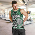 Te Reo Maori New Zealand Men Tank Top Aotearoa Kia Haka Maori Tribal Tattoo Green Style LT9