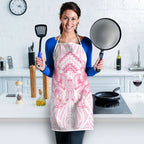 Aotearoa Kowhaiwhai Poutama Pink Motif Apron