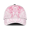 Aotearoa Kowhaiwhai Poutama Pink Motif Classic Cap
