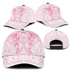 Aotearoa Kowhaiwhai Poutama Pink Motif Classic Cap