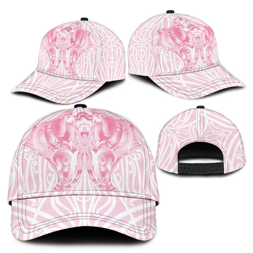 Aotearoa Kowhaiwhai Poutama Pink Motif Classic Cap