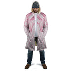 Aotearoa Kowhaiwhai Poutama Pink Motif Cloak