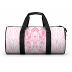 Aotearoa Kowhaiwhai Poutama Pink Motif Duffle Bag