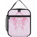 Aotearoa Kowhaiwhai Poutama Pink Motif Lunch Bag