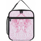 Aotearoa Kowhaiwhai Poutama Pink Motif Lunch Bag