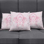 Aotearoa Kowhaiwhai Poutama Pink Motif Pillow Cover
