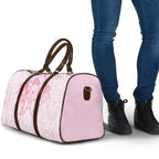 Aotearoa Kowhaiwhai Poutama Pink Motif Travel Bag