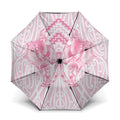 Aotearoa Kowhaiwhai Poutama Pink Motif Umbrella