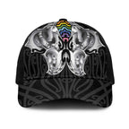 Aotearoa Kowhaiwhai Poutama Rainbow Motif Baseball Net Cap