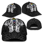 Aotearoa Kowhaiwhai Poutama Rainbow Motif Classic Cap
