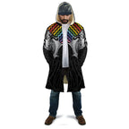 Aotearoa Kowhaiwhai Poutama Rainbow Motif Cloak