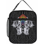 Aotearoa Kowhaiwhai Poutama Rainbow Motif Lunch Bag