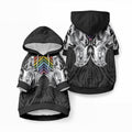 Aotearoa Kowhaiwhai Poutama Rainbow Motif Pet Hoodie