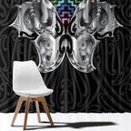 Aotearoa Kowhaiwhai Poutama Rainbow Motif Window Curtain