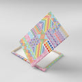 Aotearoa Kowhaiwhai Taniko Patchwork Rainbow Motifs Canvas Wall Art