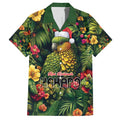 Meri Kirihimete Kakapo Family Matching Tank Maxi Dress and Hawaiian Shirt New Zealand Christmas with Tropical Vibe